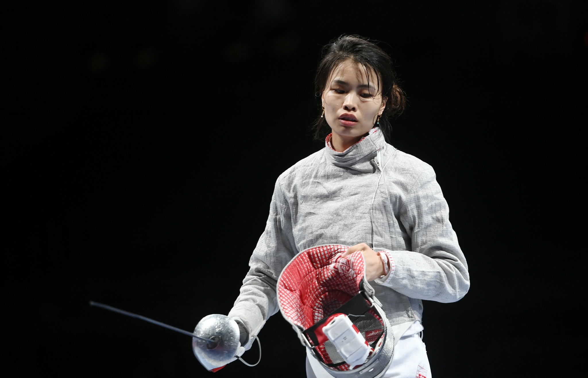 击剑女子佩剑个人杨恒郁无缘八强