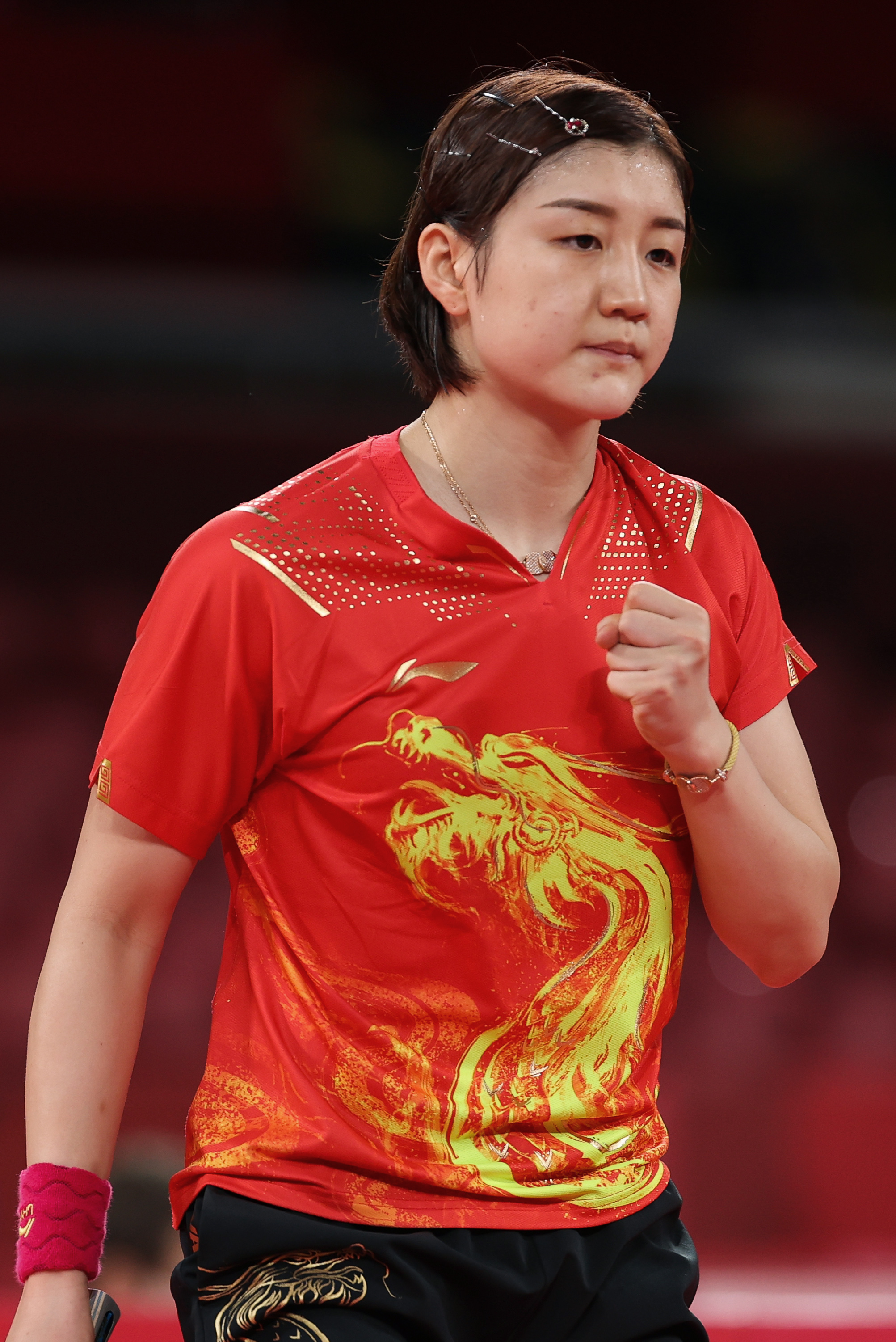 乒乓球——陈梦晋级女单十六强