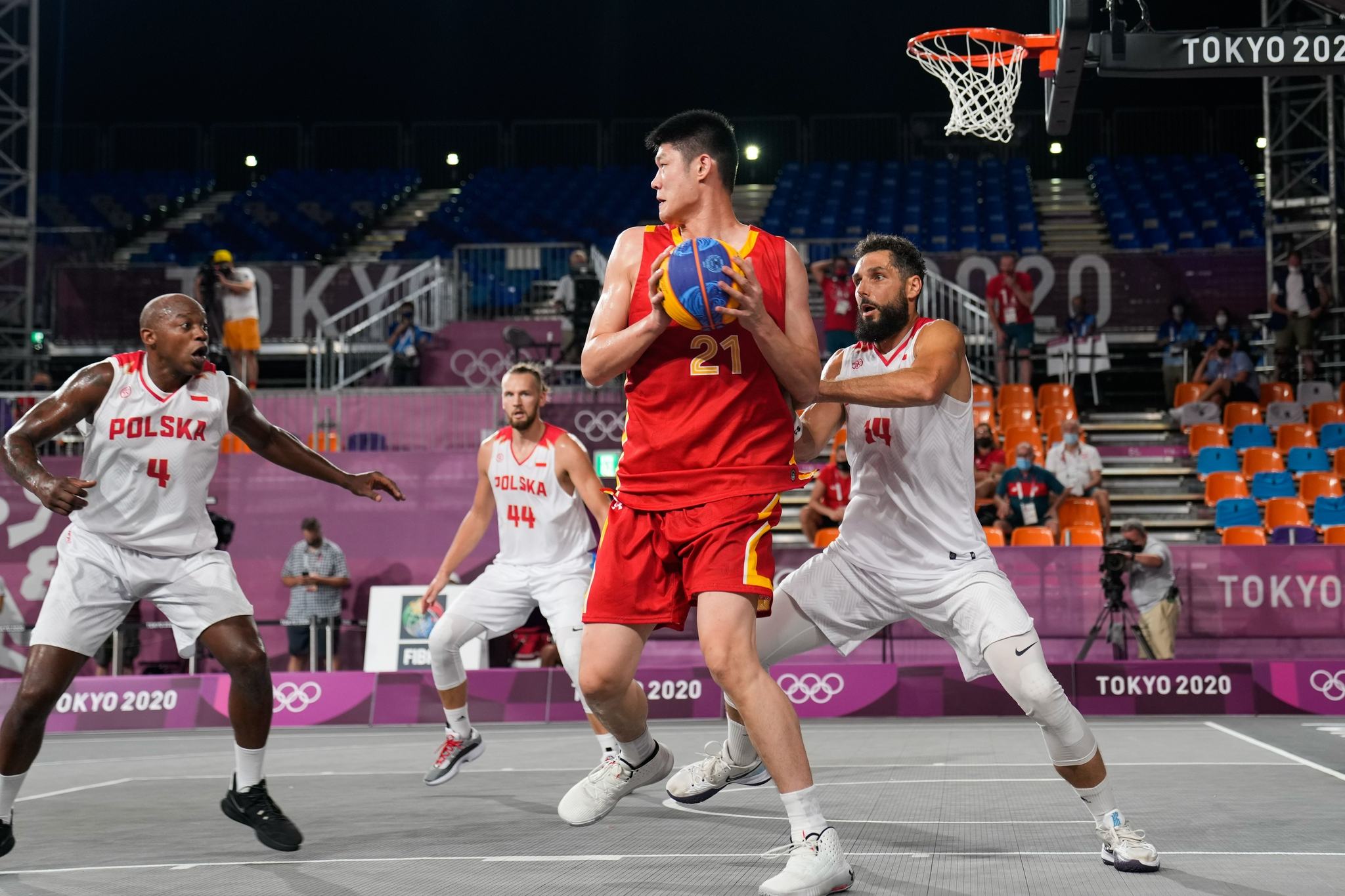 三人篮球——中国队胜波兰队