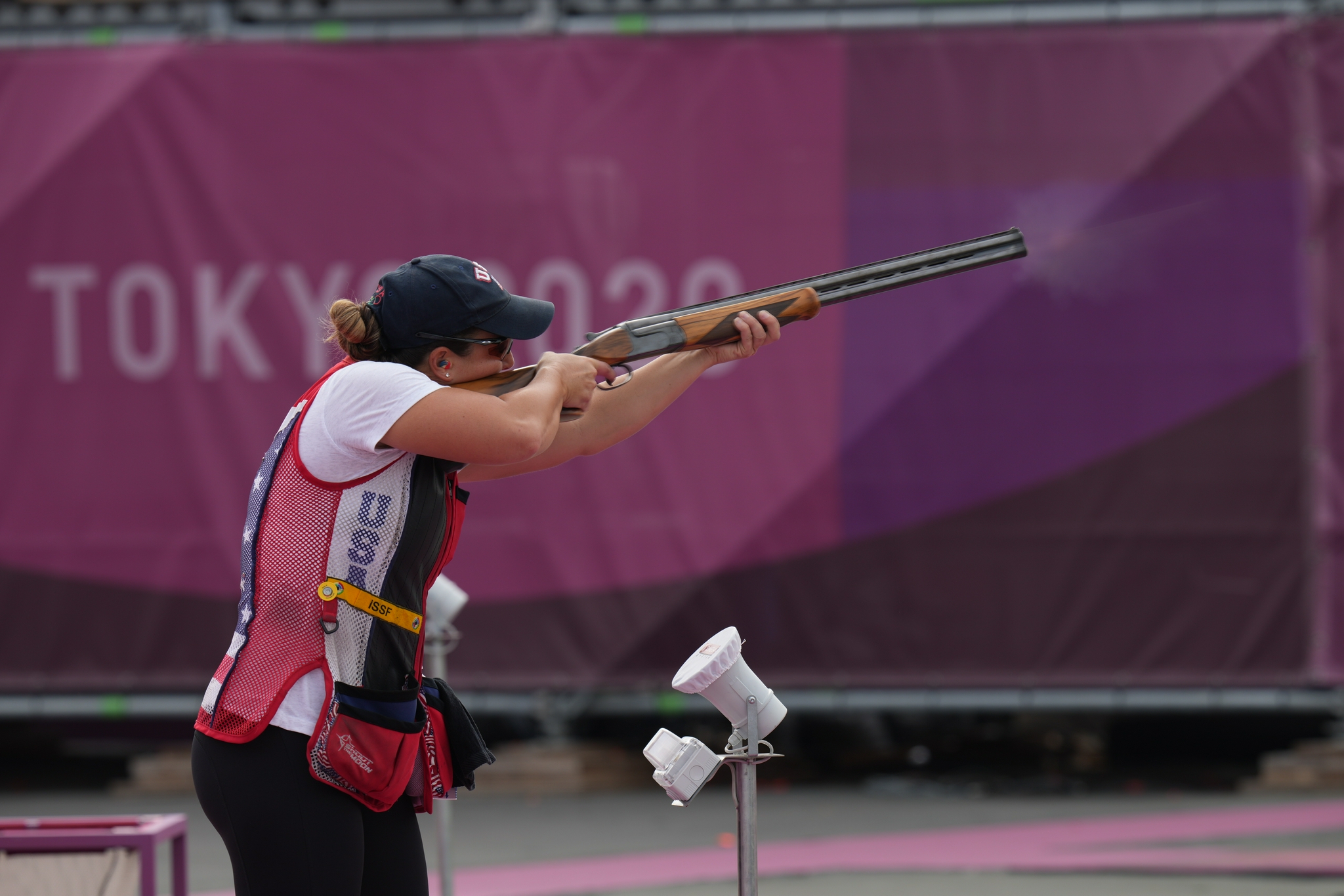 射击女子双向飞碟赛况