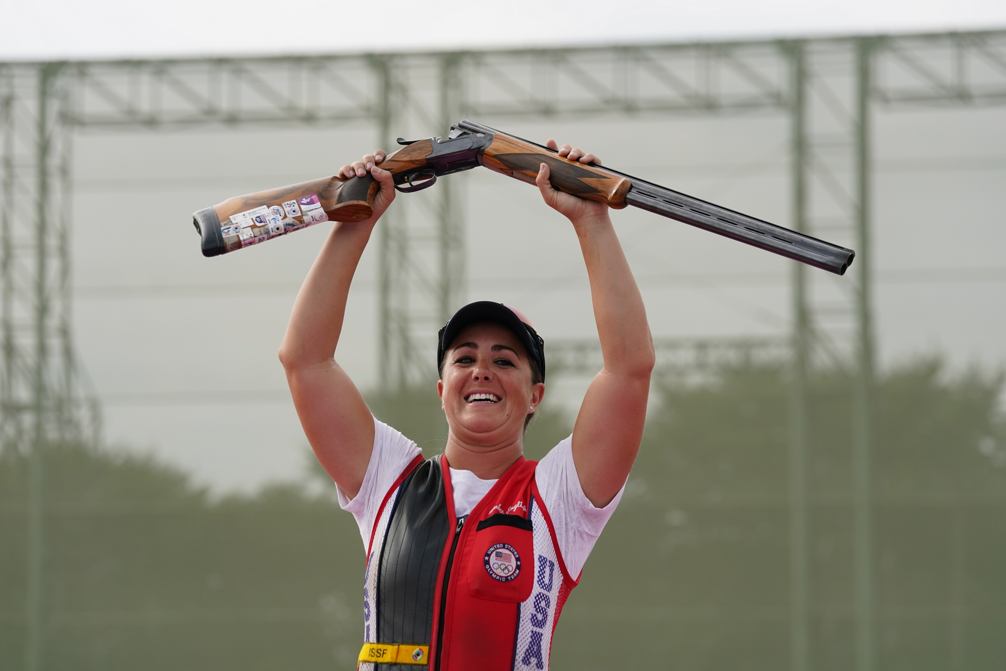 射击女子双向飞碟赛况