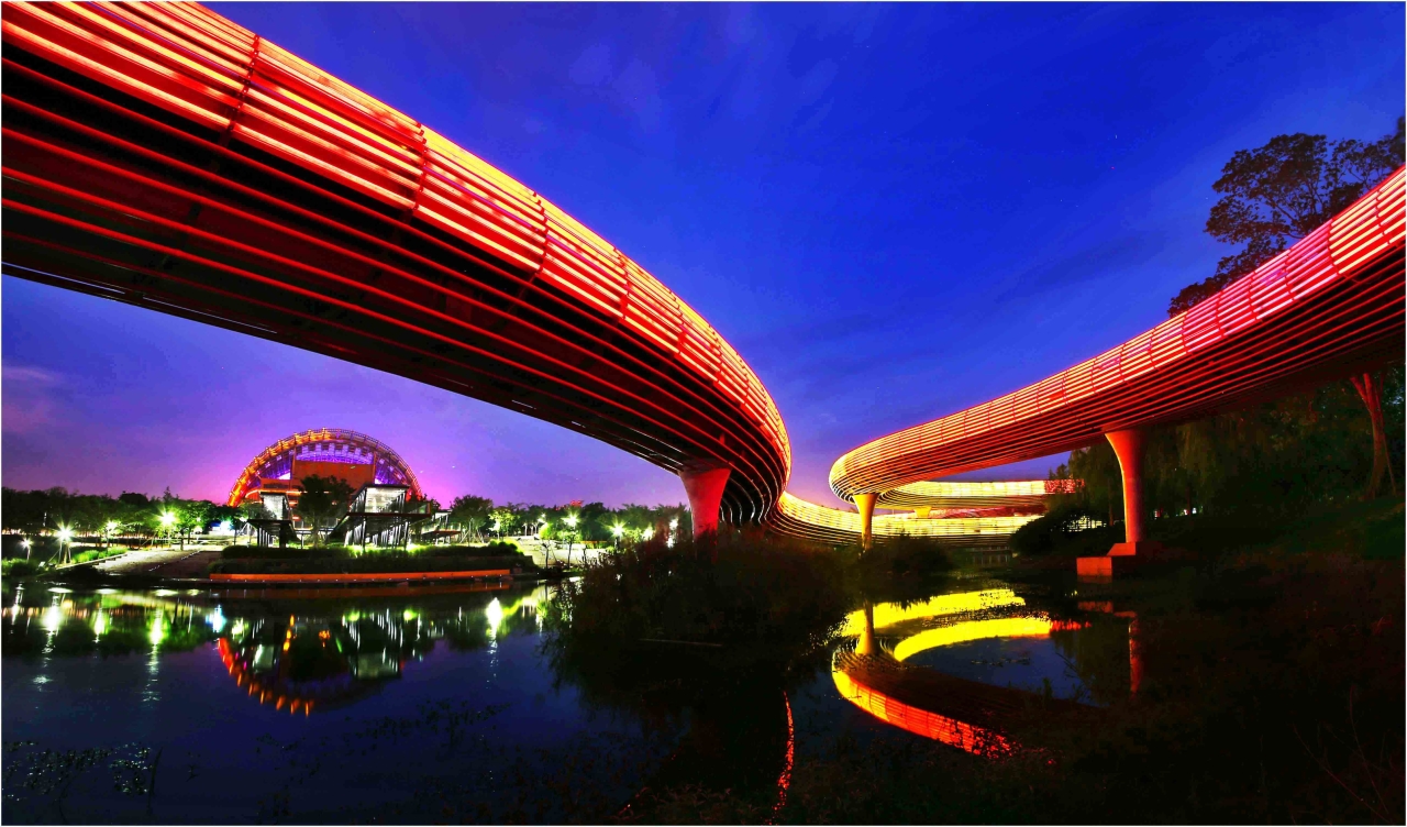 金华市区八咏桥(彩虹桥)葛跃进 摄近年来,金华也出台了一系列鼓励企业