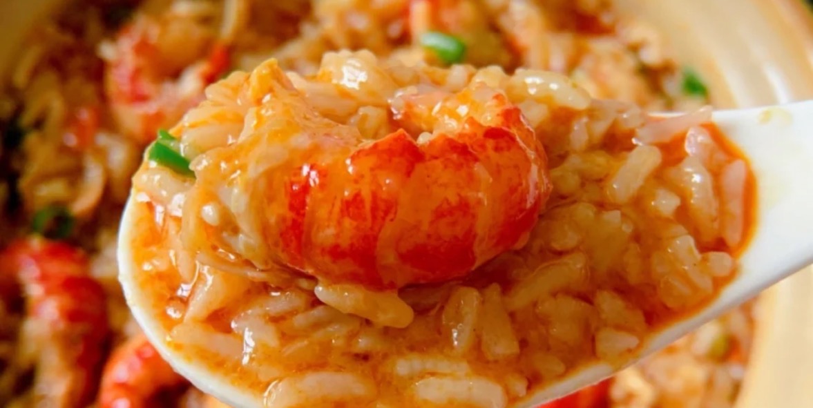 小龙虾烩饭