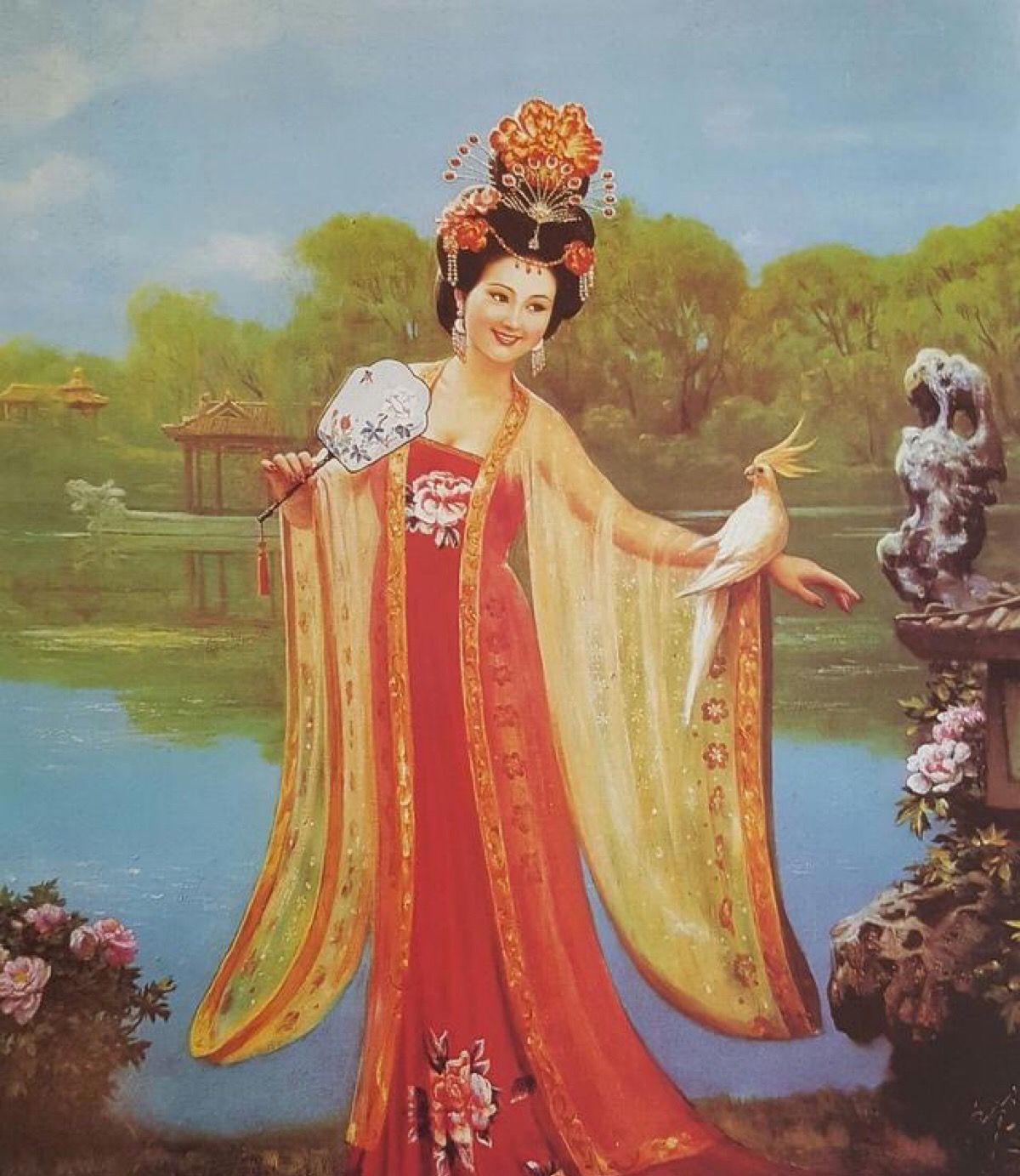 她就是贵妃杨玉环,在当时杨贵妃已是专房之宠,但她依旧是无法怀孕,她