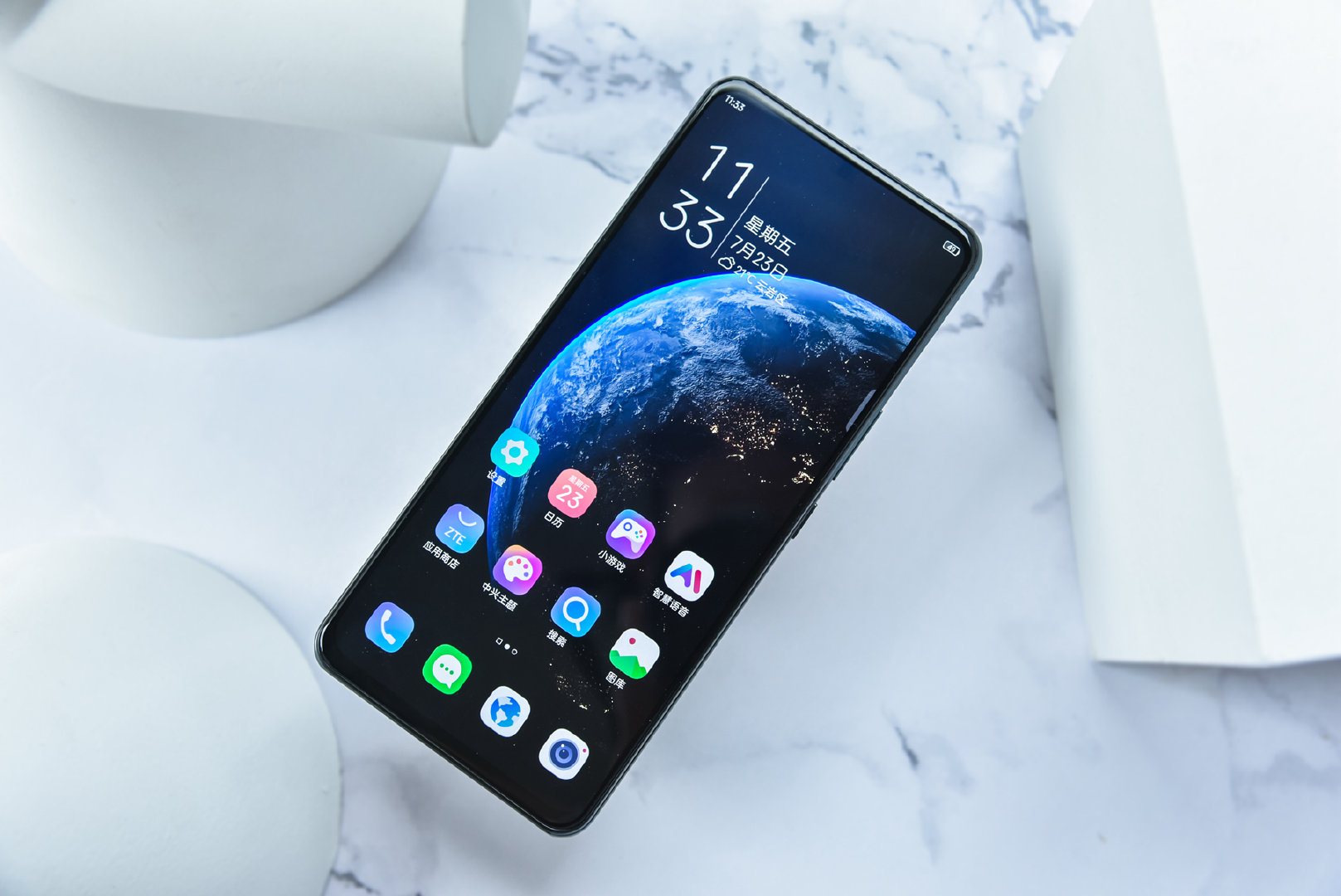 消灭刘海和挖孔真全面屏量产发布中兴axon30屏下版评测体验