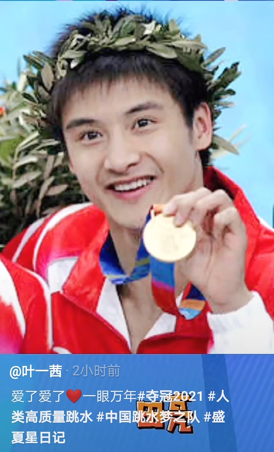 奥运冠军田亮再跳水!身材被指发福还吸肚子,叶一茜表白老公好甜