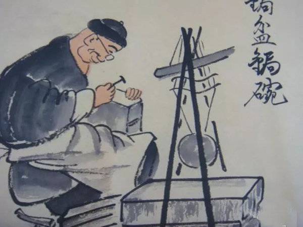 运河巷子里的锔碗匠使那些破碗破盆化腐朽为神奇