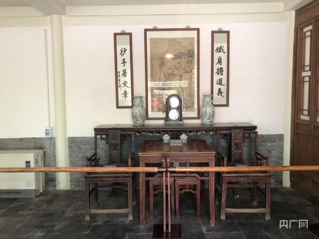 堂屋布置(央广网记者 王晶 摄)