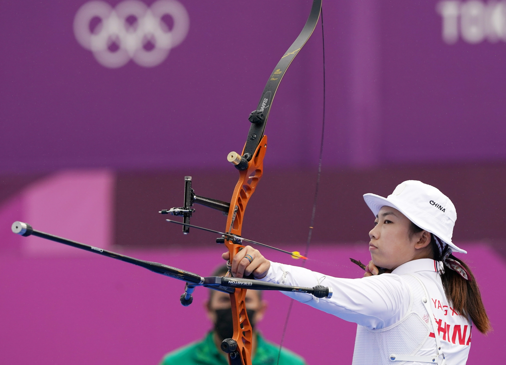 射箭——女子个人淘汰赛:杨晓蕾遭淘汰|射箭|淘汰赛|东京奥运会_新浪
