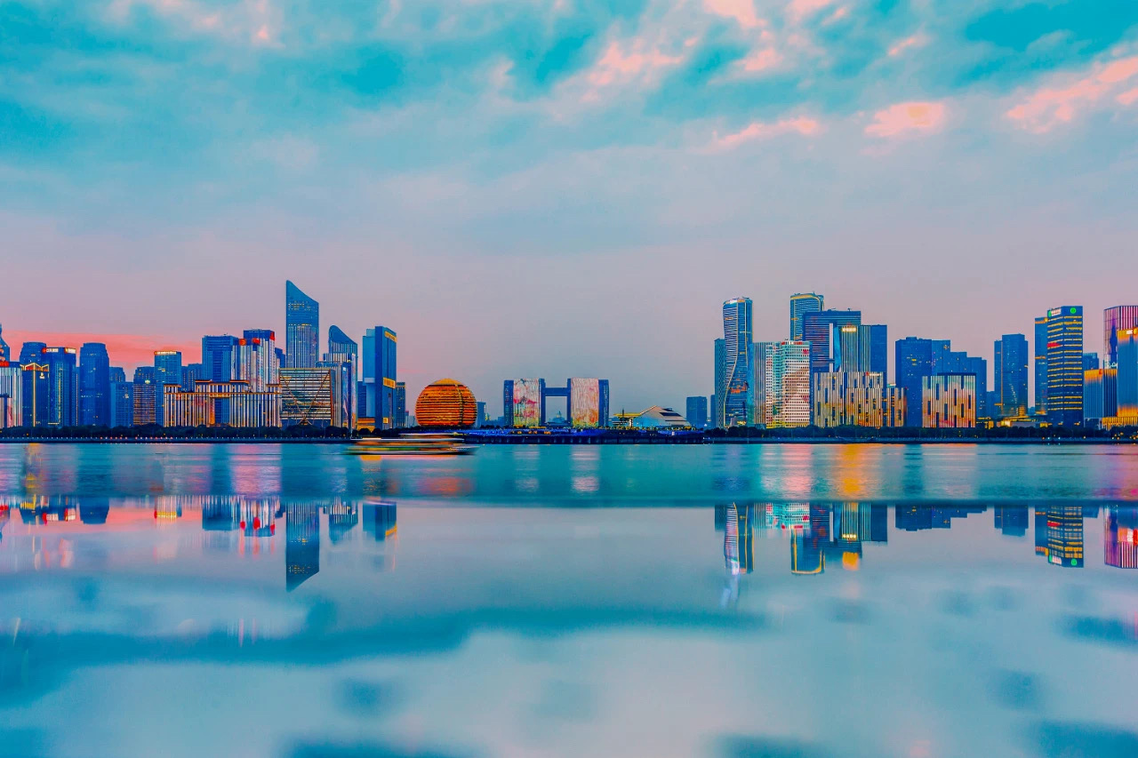 钱江新城灯光秀,互动光影秀播放时间有变|杭州市_新浪新闻