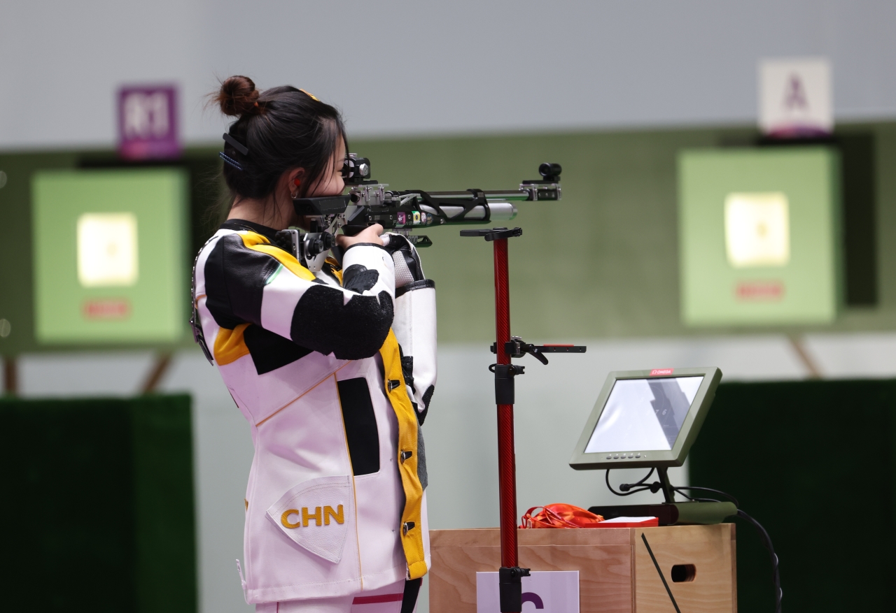 建龙@东京丨杨皓然/杨倩夺得射击10米气步枪混合团体金牌