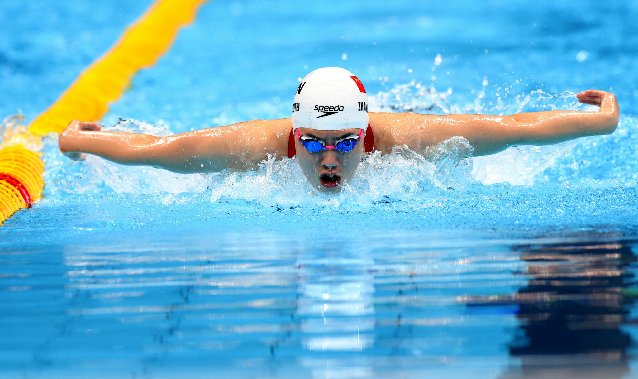 游泳——女子200米蝶泳预赛赛况