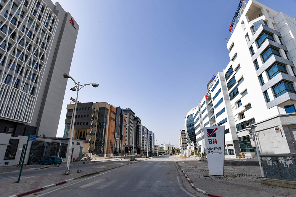 突尼斯首都街道人民视觉图