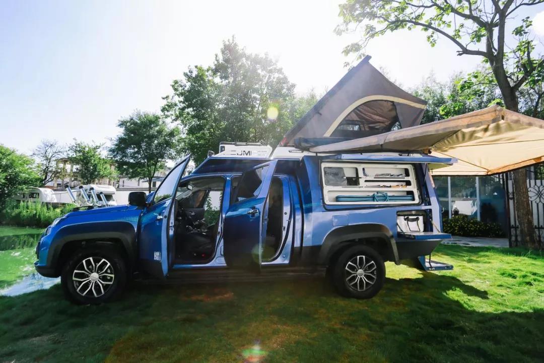 皮卡还能这样玩且看江铃域虎钓鱼版的花样生活方式