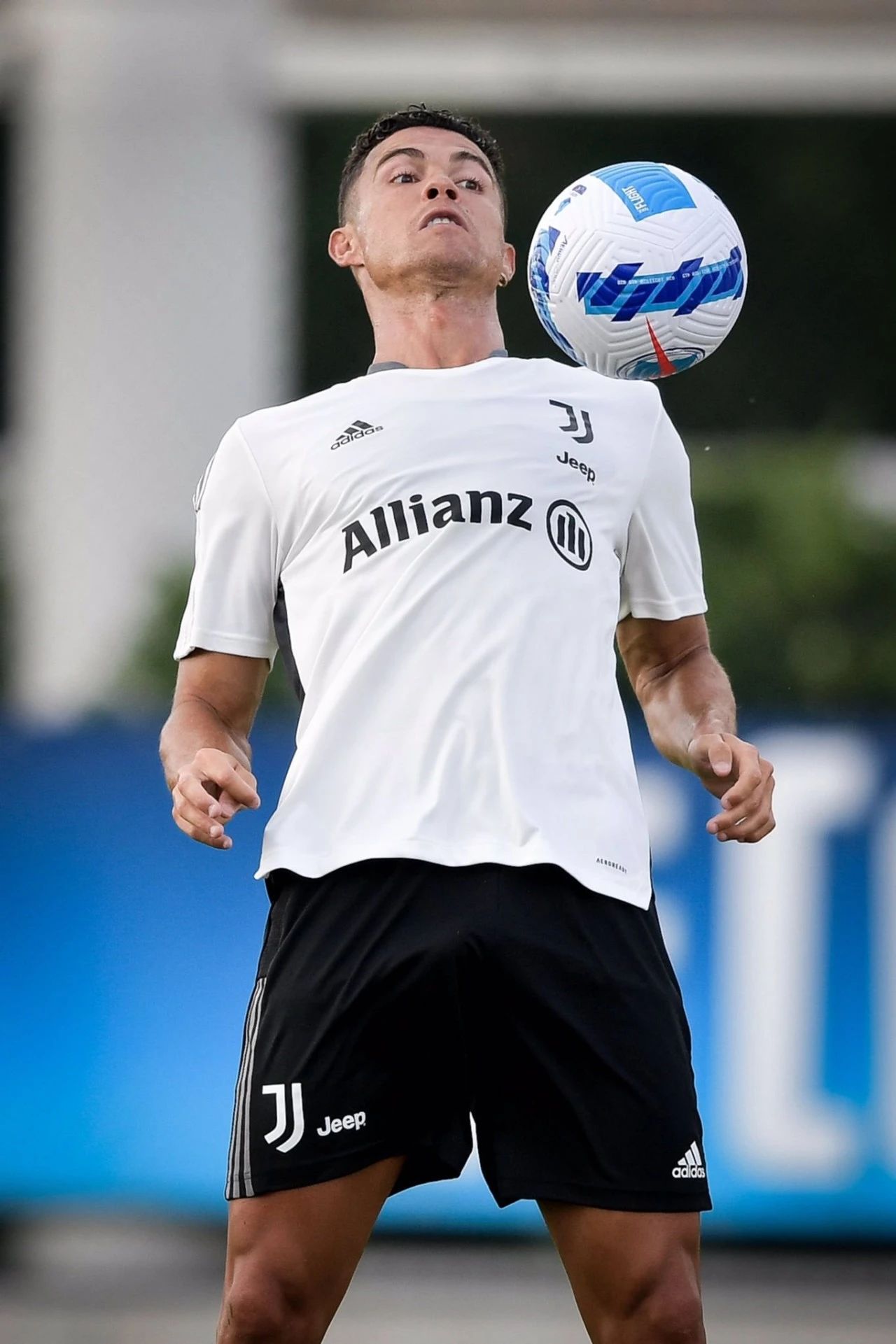 c罗回归尤文训练照