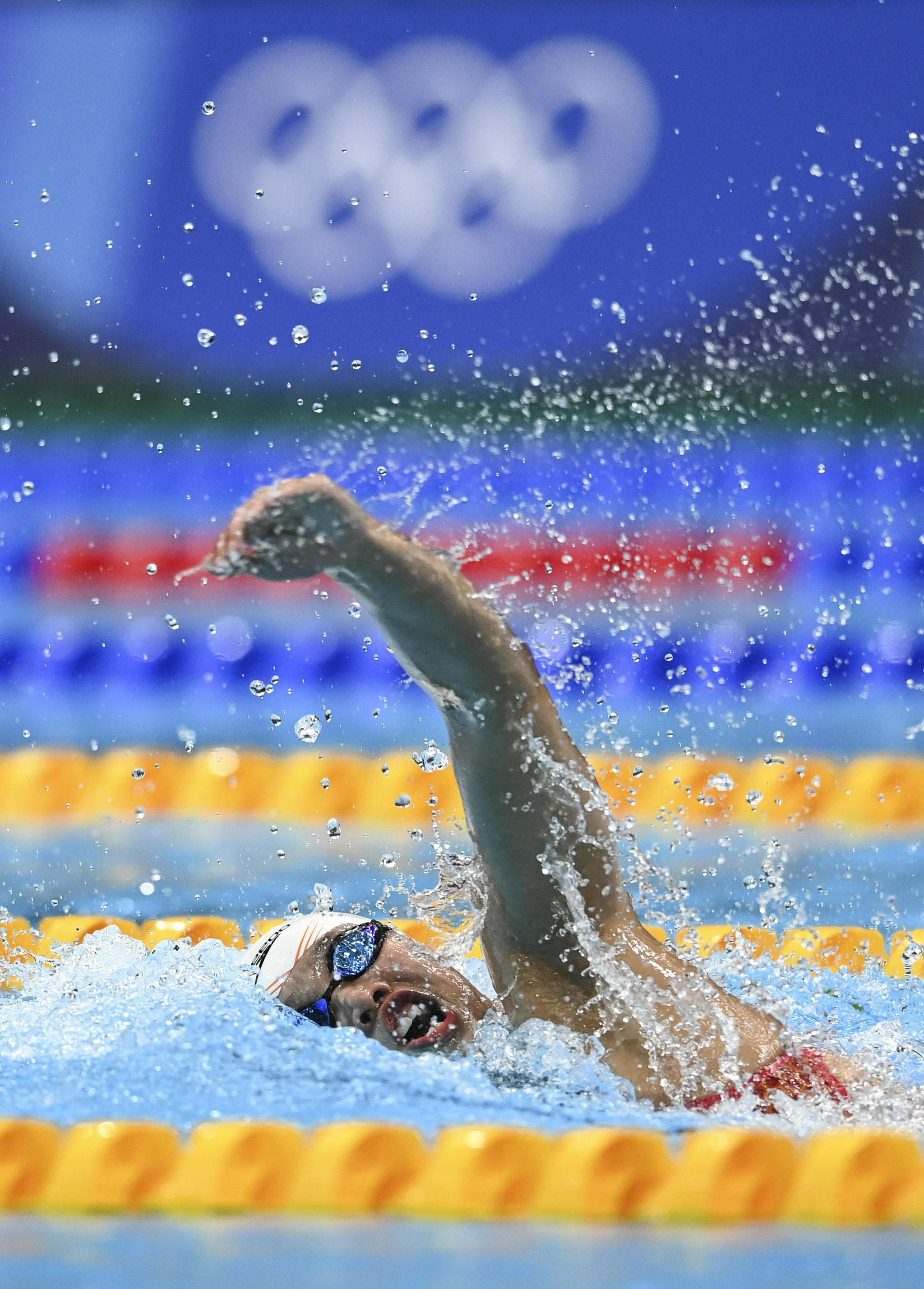 游泳——女子4x200米自由泳接力预赛赛况