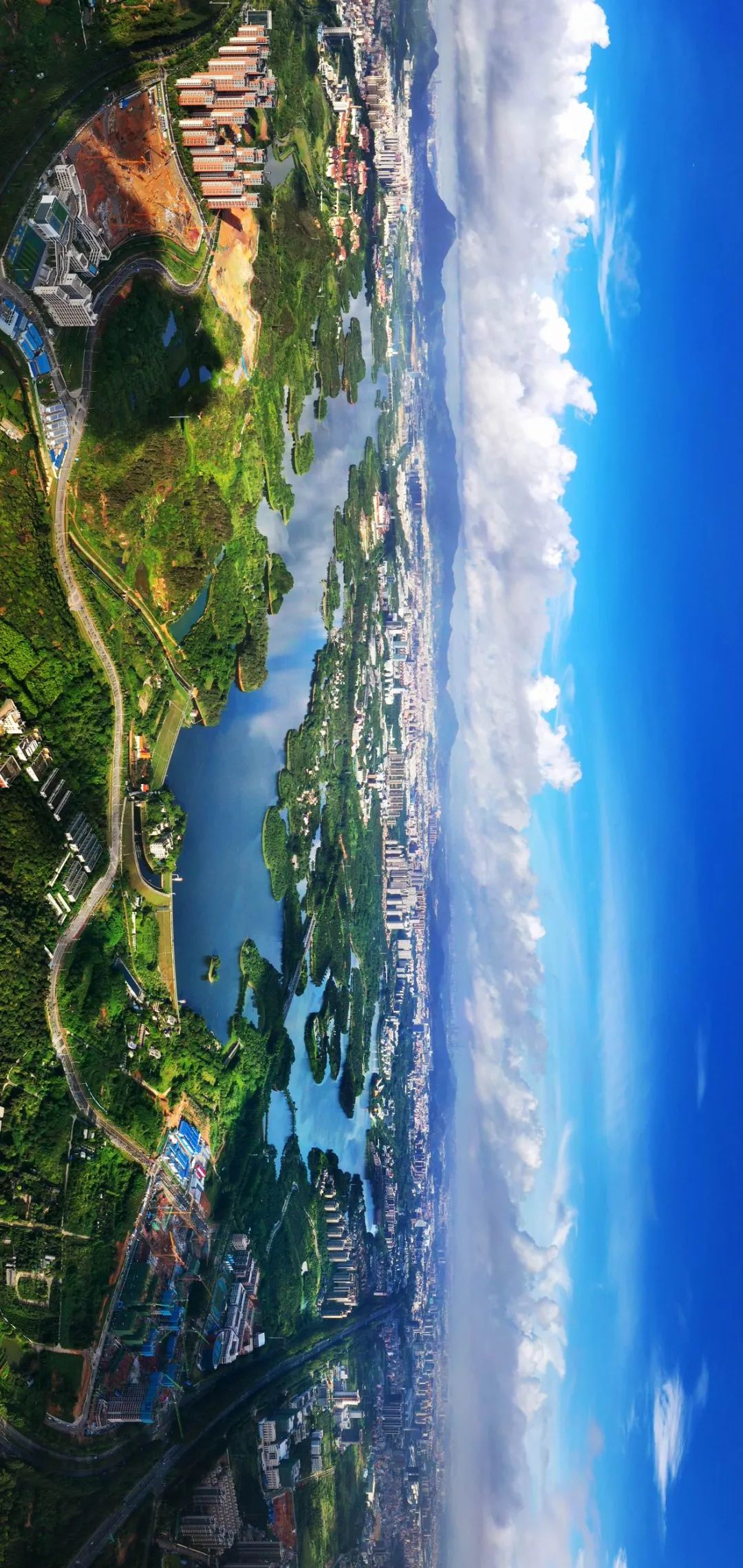 东莞松山湖全景图图片