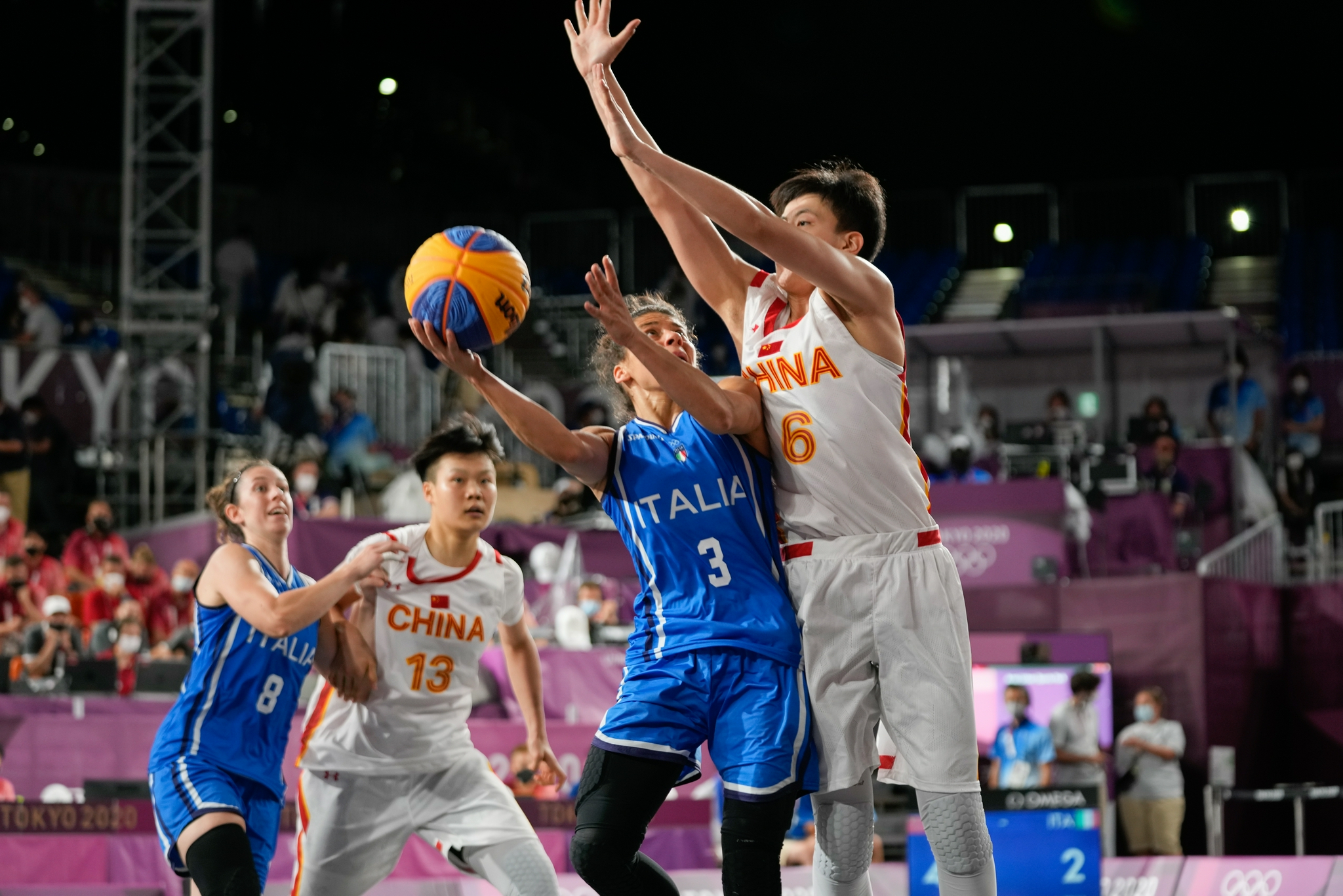 东京奥运会三人篮球综合中国女队晋级四强男队憾负东道主出局