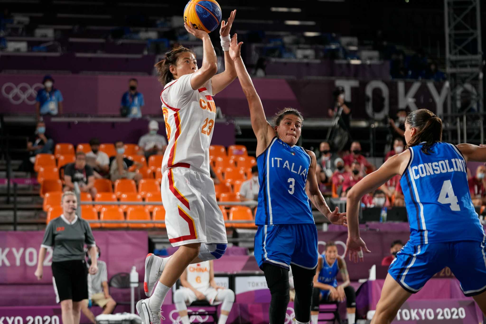 东京奥运会中国篮球有个23号