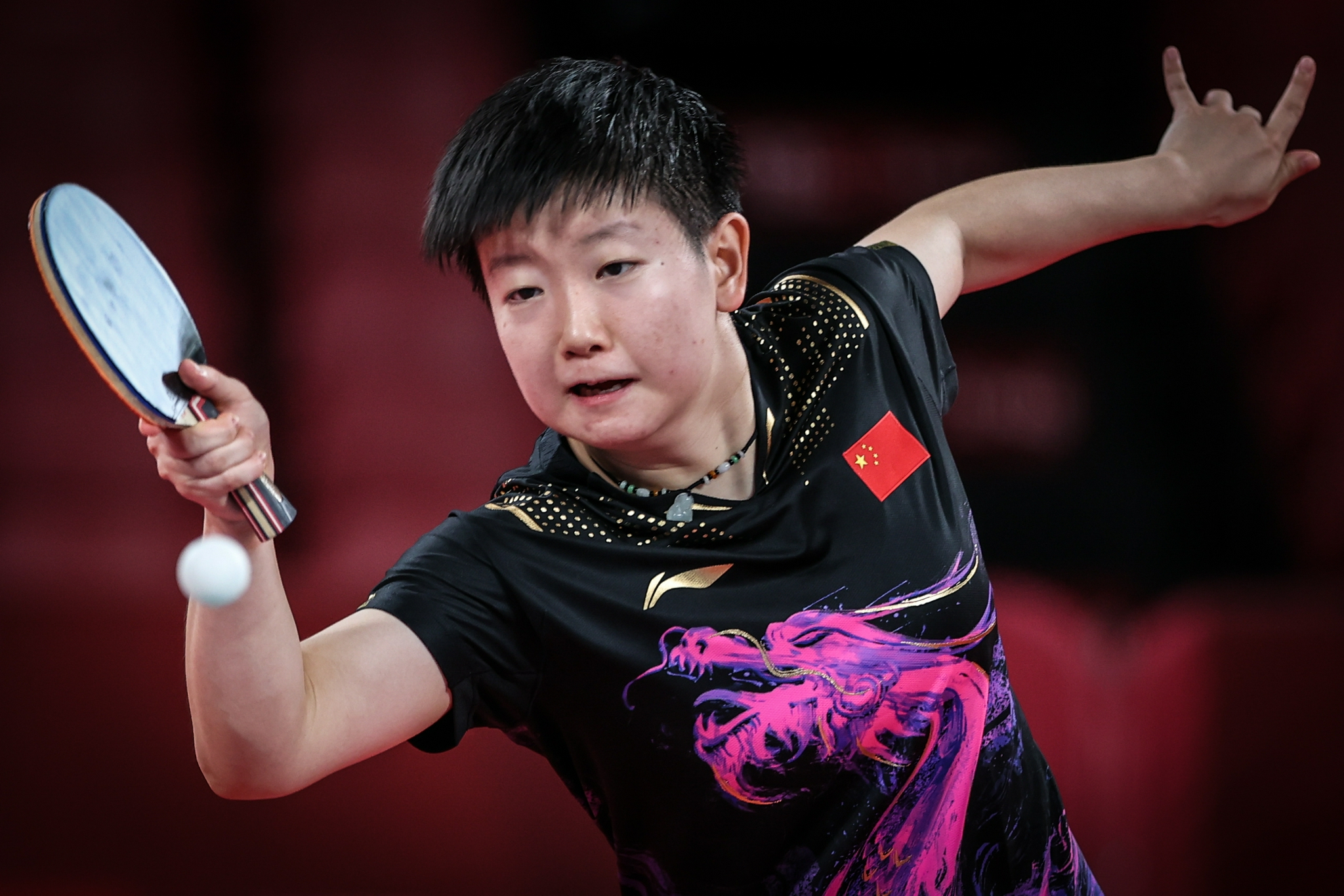 乒乓球女子单打孙颖莎晋级半决赛