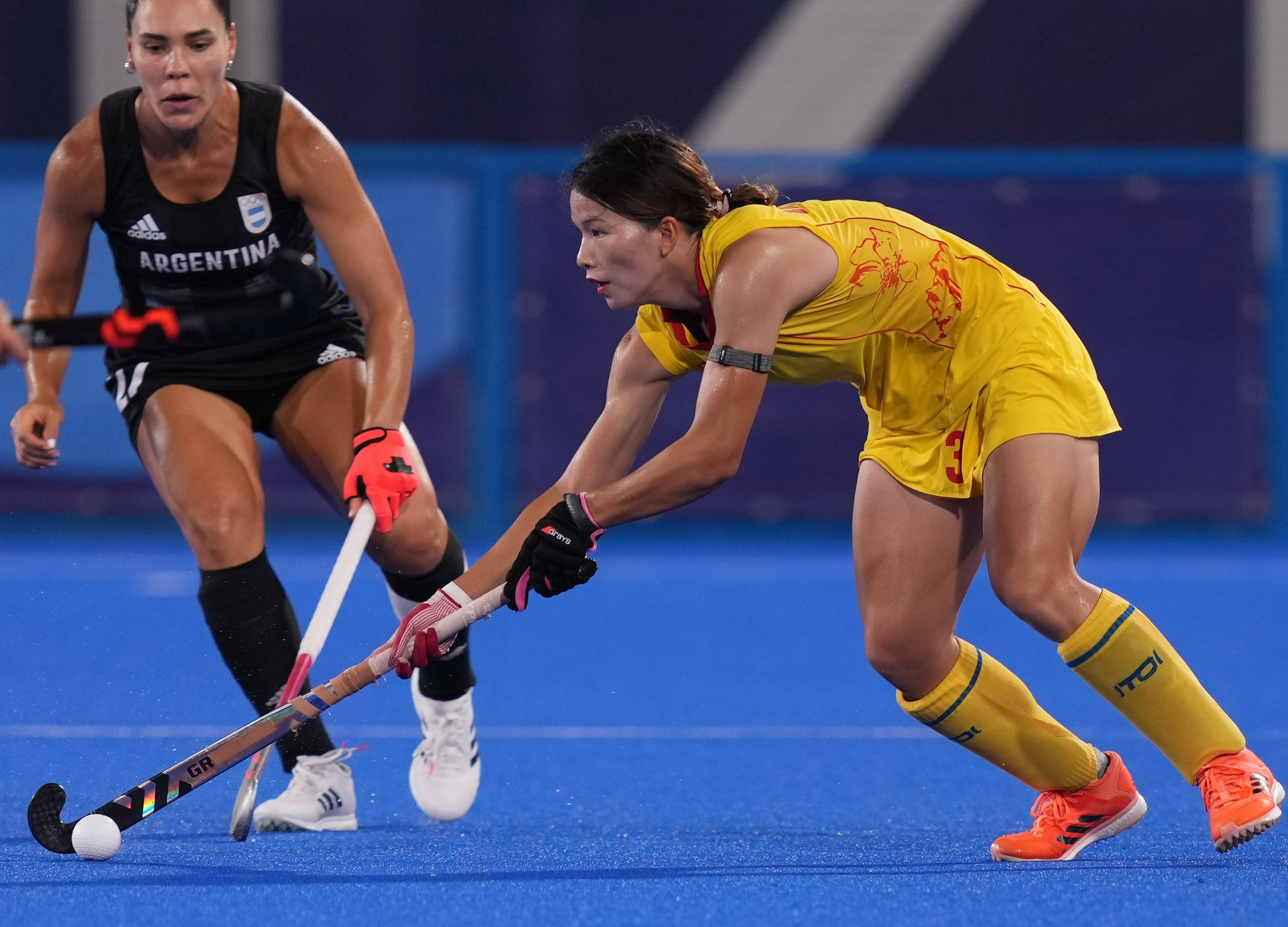 曲棍球中国女曲不敌阿根廷