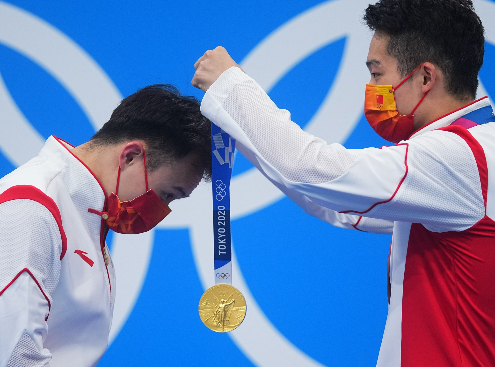 跳水——男子双人三米跳板决赛:谢思埸/王宗源夺冠