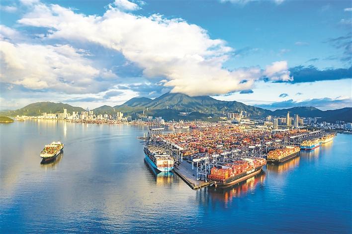 盐田港区日吞吐量4.74万标箱,达2020年日平均吞吐量129.6%