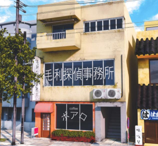 眼前是整个毛利侦探事务所的复刻版.