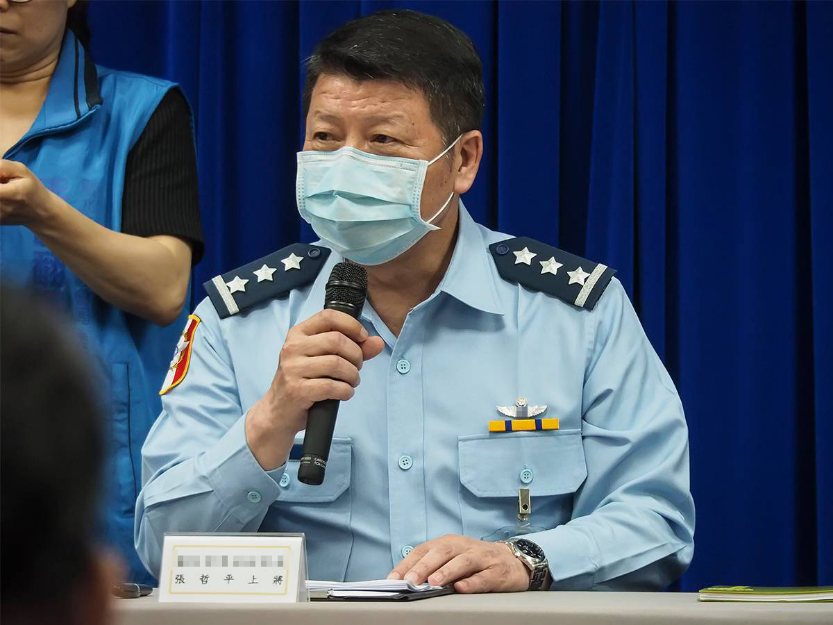 台湾前"国防部副部长",台军上将张哲平 图自台媒