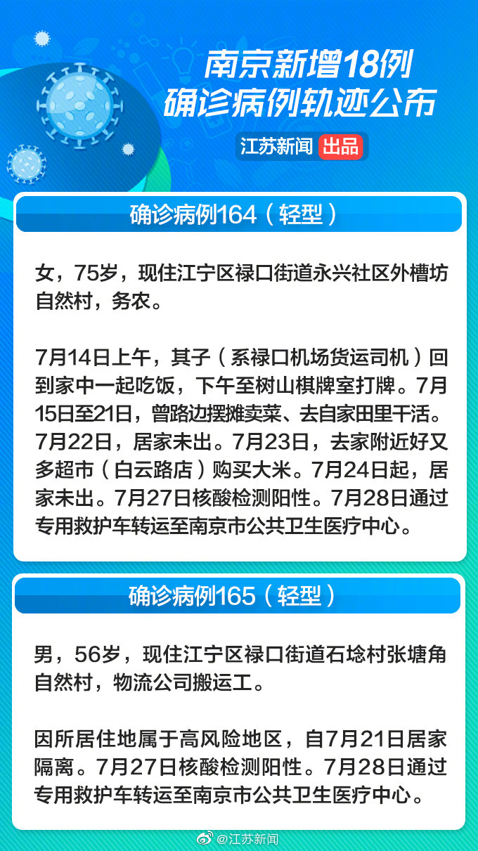 南京通报18例新增病例活动轨迹，其中南京1名幼儿园保育员确诊休闲区蓝鸢梦想 - Www.slyday.coM