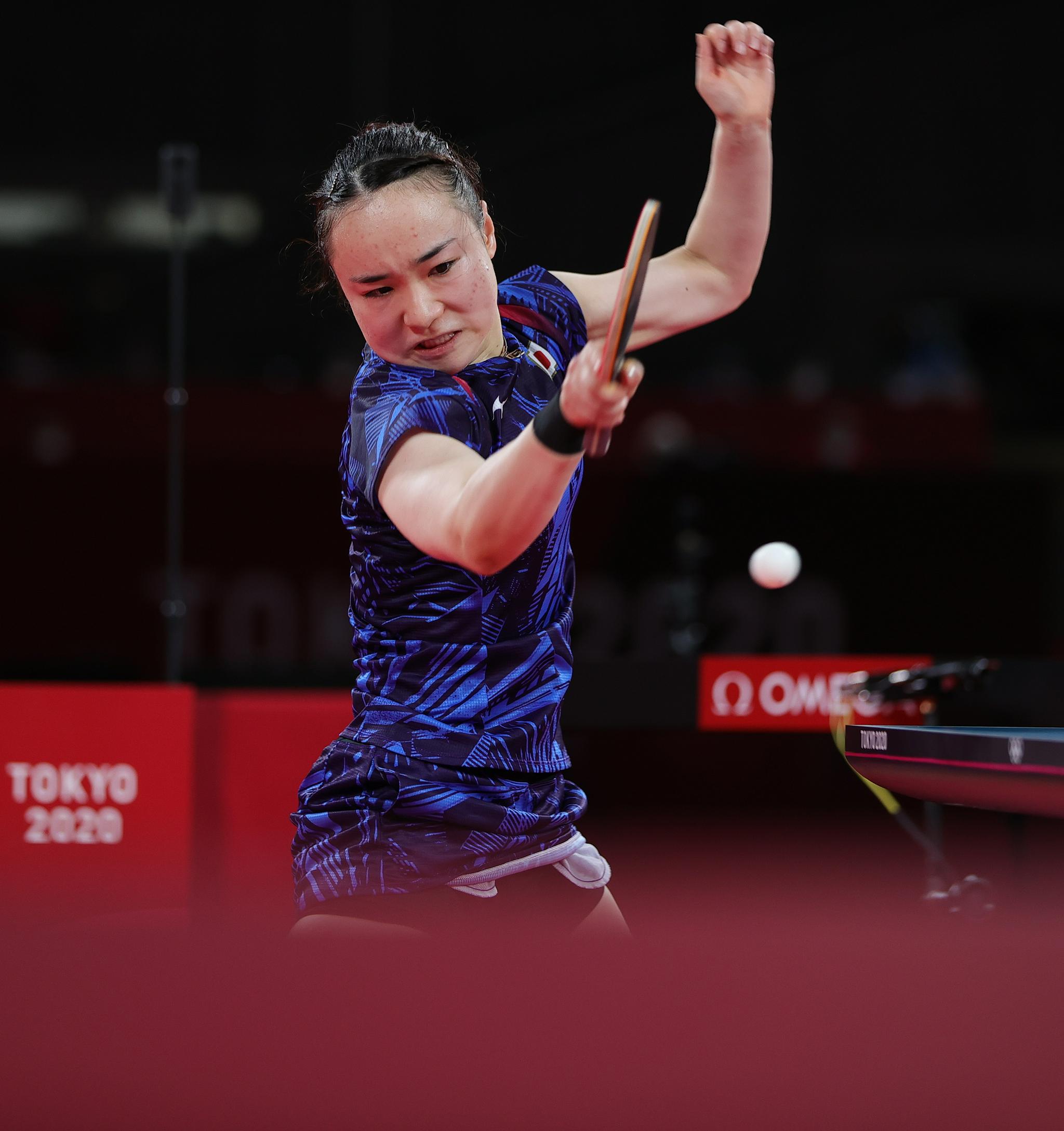 乒乓球——女单:伊藤美诚获铜牌