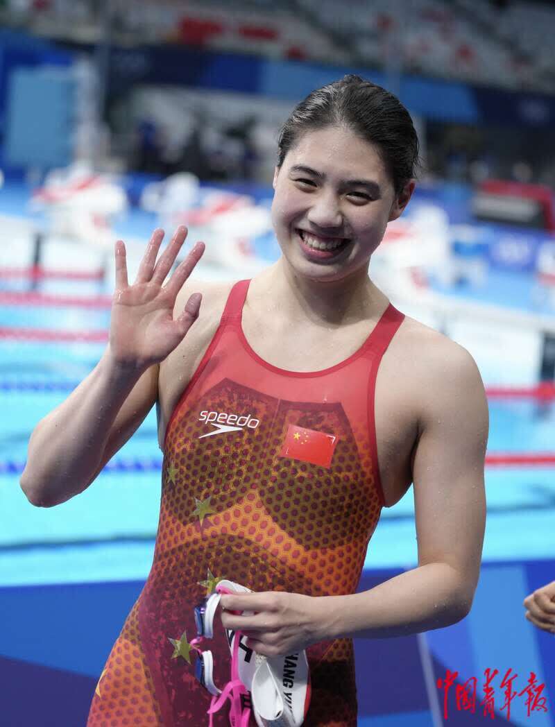 中国游泳连夺两金 女子200米自由泳接力破世界纪录|水上运动|中国队