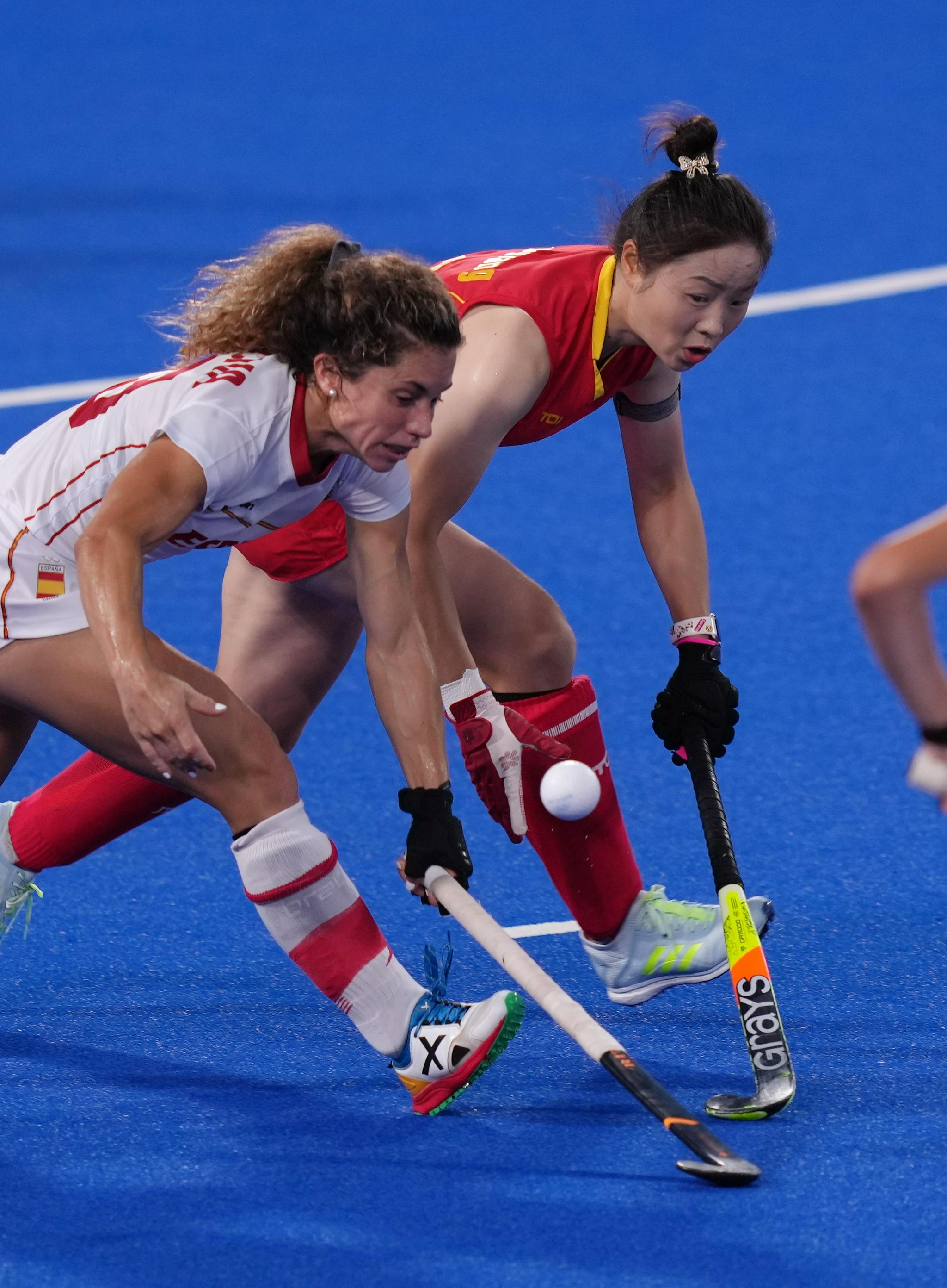 女子曲棍球中国不敌西班牙