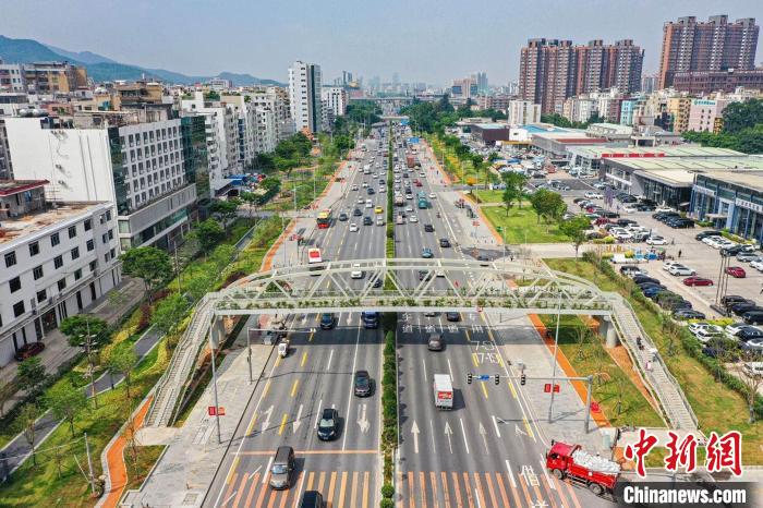 改造后的白云大道 石建华 摄