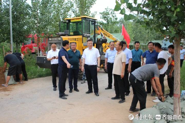 冠县北馆陶镇严阵以待全力以赴筑牢防汛安全堤