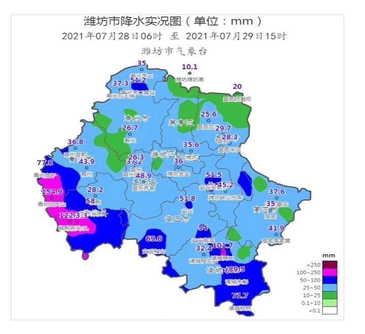 烟花带来暴雨临朐县东苇场现最大雨量1965毫米