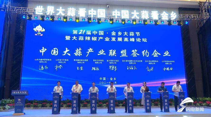 第21届中国金乡大蒜节开幕