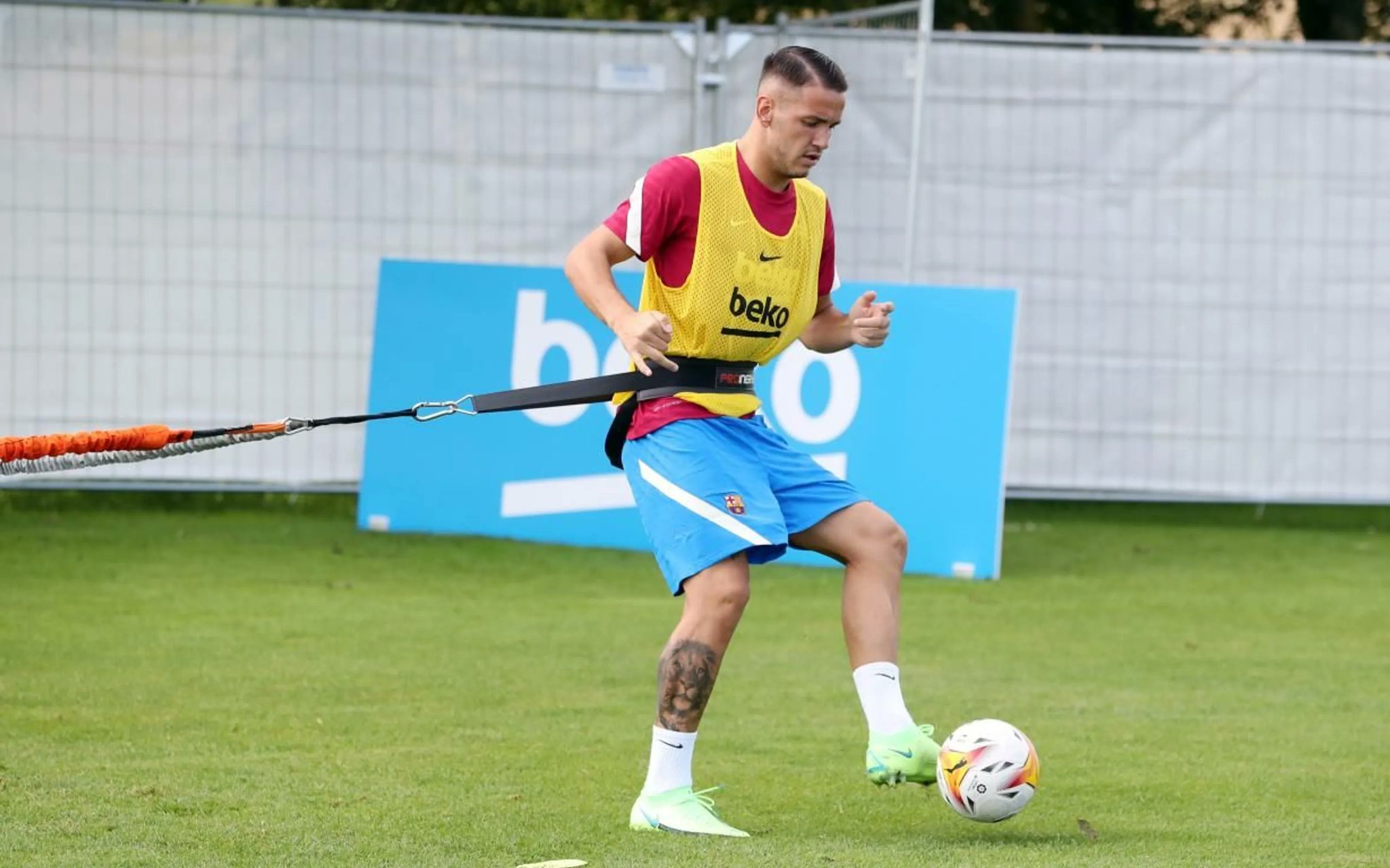 巴萨今天的训练