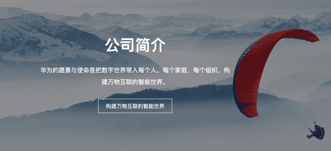 在官网,华为明确表示自己的愿景与使命是"把数字世界带入每个人,每个