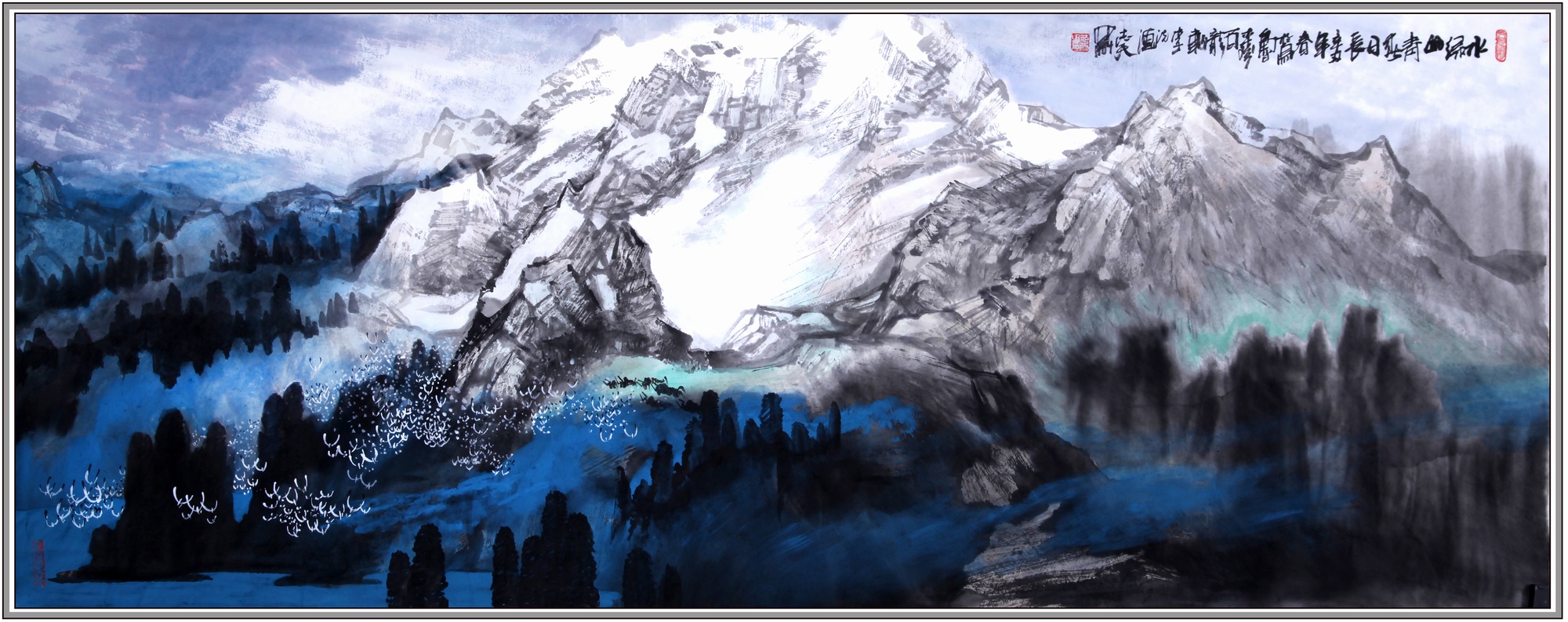 人民美术家——著名画家李志天"大美新疆"|新疆|李志天|国画_新浪新闻