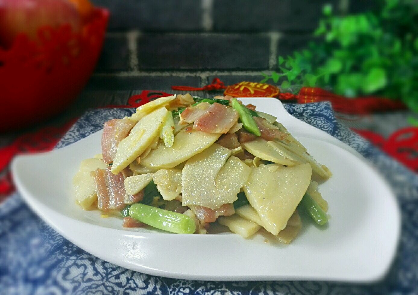 会不会做简单的小炒菜,冬笋炒肉片,清淡爽脆又美味|冬笋|炒肉片|步骤