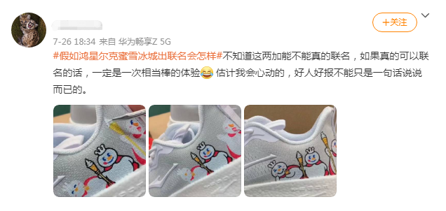 鸿星尔克和蜜雪冰城出联名款？网友炸了...休闲区蓝鸢梦想 - Www.slyday.coM