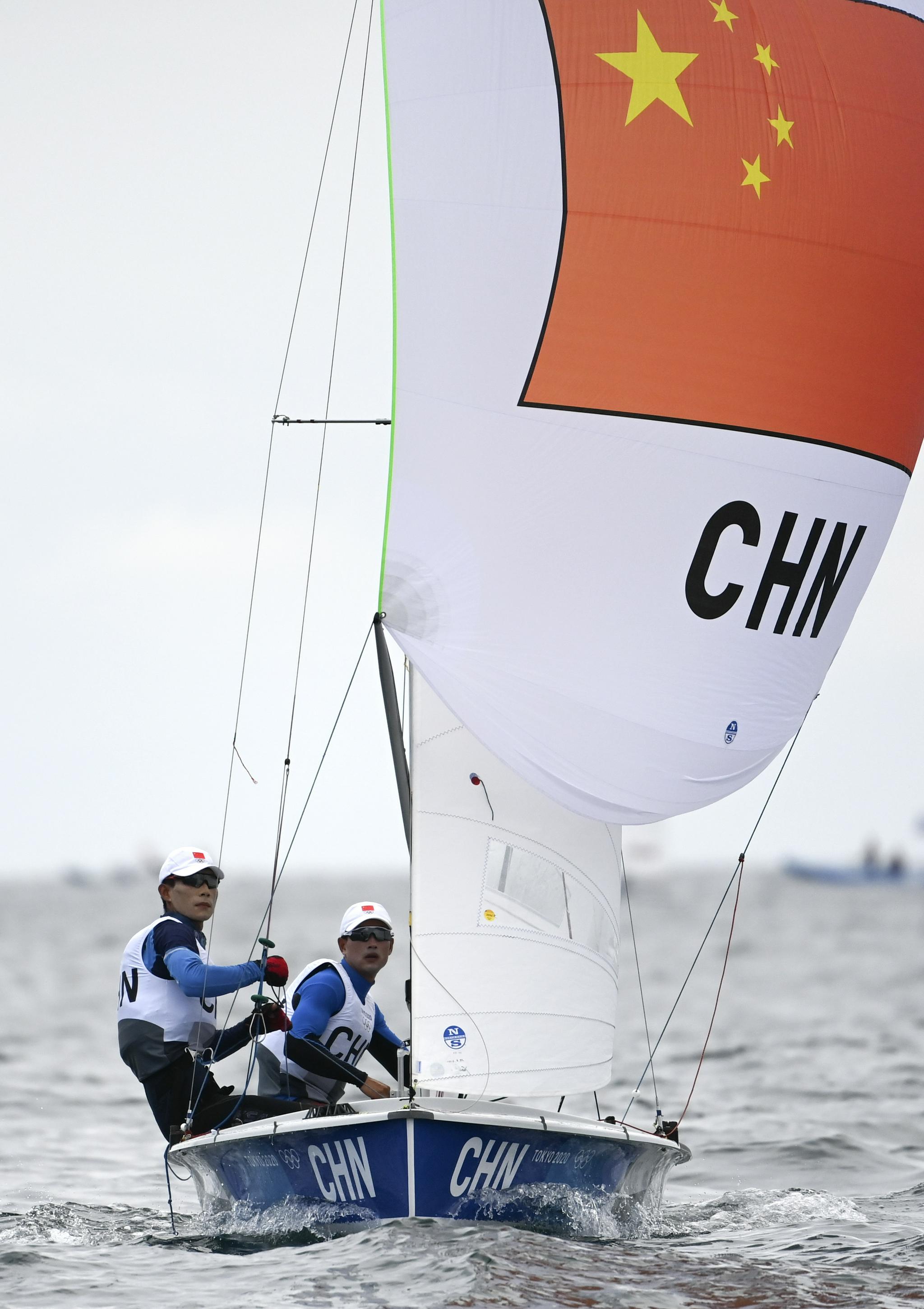 东京奥运会帆船比赛图片