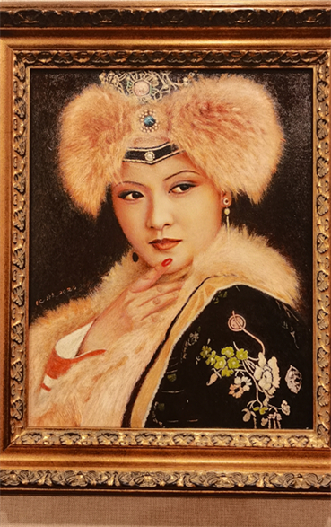 87版红楼梦平儿沈琳当了画家携剧中人物画作亮相红学年会