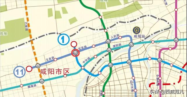 其三:内蕴潜能巨大,高铁新城以咸阳高铁秦都站为依托,规划地铁1号线