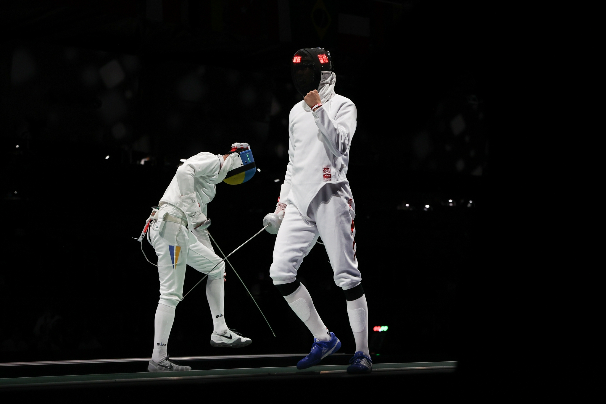 击剑男子重剑团体中国队晋级半决赛