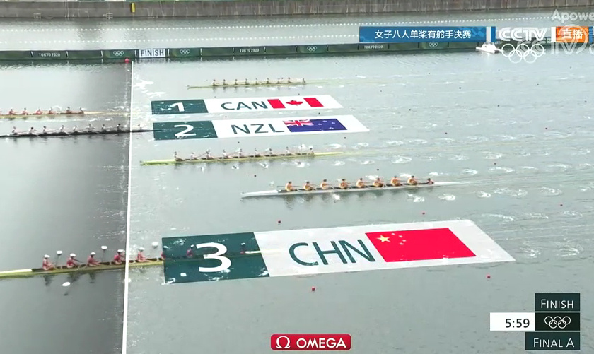 女子八人单桨有舵中国队夺得铜牌，时隔23年再夺奥运奖牌休闲区蓝鸢梦想 - Www.slyday.coM