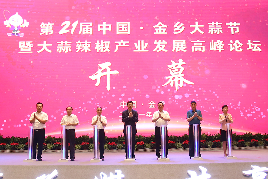 以蒜为媒共享发展第21届中国金乡大蒜节举行