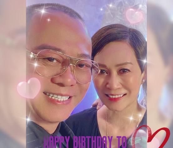 tvb老戏骨欧阳震华携妻子庆生晒甜蜜合照佘诗曼发文送上祝福