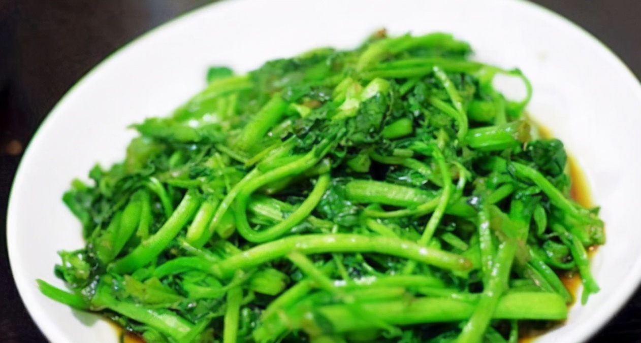 蒜蓉炒西洋菜的做法!